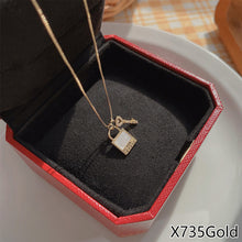 Load image into Gallery viewer, Fashion Titanium Steel Necklace Pendant Clavicle Chain Geometric Necklace Women Jewelry Gift
