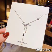 Load image into Gallery viewer, Fashion Titanium Steel Necklace Pendant Clavicle Chain Geometric Necklace Women Jewelry Gift

