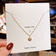Load image into Gallery viewer, Fashion Titanium Steel Necklace Pendant Clavicle Chain Geometric Necklace Women Jewelry Gift

