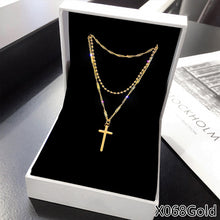 Load image into Gallery viewer, Fashion Titanium Steel Necklace Pendant Clavicle Chain Geometric Necklace Women Jewelry Gift
