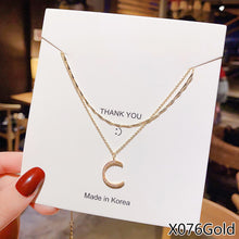 Load image into Gallery viewer, Fashion Titanium Steel Necklace Pendant Clavicle Chain Geometric Necklace Women Jewelry Gift
