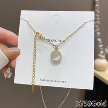 Load image into Gallery viewer, Fashion Titanium Steel Necklace Pendant Clavicle Chain Geometric Necklace Women Jewelry Gift

