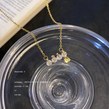 Load image into Gallery viewer, Fashion Titanium Steel Necklace Pendant Clavicle Chain Geometric Necklace Diamond Necklace Women Jewelry Gift
