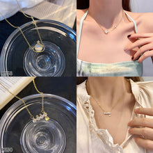 Load image into Gallery viewer, Fashion Titanium Steel Necklace Pendant Clavicle Chain Geometric Necklace Diamond Necklace Women Jewelry Gift
