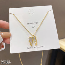 Load image into Gallery viewer, Fashion Titanium Steel Necklace Pendant Clavicle Chain Geometric Necklace Diamond Necklace Women Jewelry Gift
