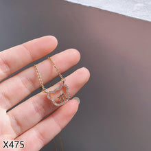 Load image into Gallery viewer, Fashion Titanium Steel Necklace Pendant Clavicle Chain Geometric Necklace Diamond Necklace Women Jewelry Gift
