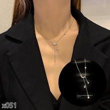 Load image into Gallery viewer, Fashion Titanium Steel Necklace Pendant Clavicle Chain Geometric Necklace Diamond Necklace Women Jewelry Gift
