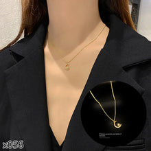 Load image into Gallery viewer, Fashion Titanium Steel Necklace Pendant Clavicle Chain Geometric Necklace Diamond Necklace Women Jewelry Gift
