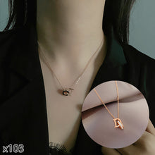Load image into Gallery viewer, Fashion Titanium Steel Necklace Pendant Clavicle Chain Geometric Necklace Diamond Necklace Women Jewelry Gift
