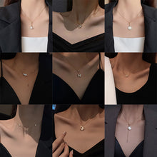Load image into Gallery viewer, Fashion Hollow Diamond Inlaid Zircon Charm Necklace Jewelry For Women Girls Jewelry Gift
