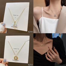 Load image into Gallery viewer, Fashion Hollow Diamond Inlaid Zircon Charm Necklace Jewelry For Women Girls Jewelry Gift
