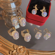Load image into Gallery viewer, Fashion S925 Silver Needle Dazzling Color Pearl Earrings Earrings Earrings For Women Girls Jewelry Gift
