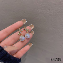 Load image into Gallery viewer, Fashion S925 Silver Needle Dazzling Color Pearl Earrings Earrings Earrings For Women Girls Jewelry Gift
