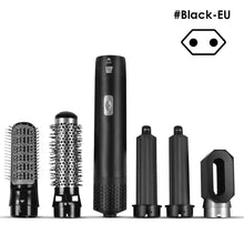 Load image into Gallery viewer, 5 In 1 Hot Air Comb Aluminum Alloy Hair Straightener Automatic Perm Curling Iron Electric Hair Dryer Creative Hair Style Tools
