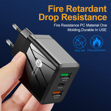 Load image into Gallery viewer, Dual Usb Qc3.0+pd25w Mobile Phone Fast Charging Charger
