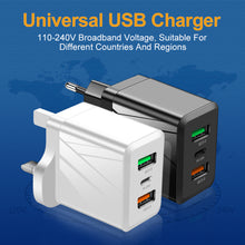 Load image into Gallery viewer, Dual Usb Qc3.0+pd25w Mobile Phone Fast Charging Charger
