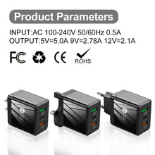 Load image into Gallery viewer, Dual Usb Qc3.0+pd25w Mobile Phone Fast Charging Charger
