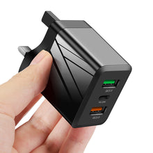 Load image into Gallery viewer, Dual Usb Qc3.0+pd25w Mobile Phone Fast Charging Charger
