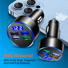 Load image into Gallery viewer, 4usb With Digital Display Car Charger With Voltage Detection Car Charger Multi-port Car Charger
