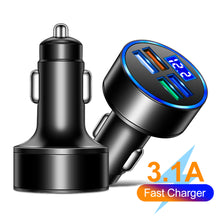 Load image into Gallery viewer, 4usb With Digital Display Car Charger With Voltage Detection Car Charger Multi-port Car Charger
