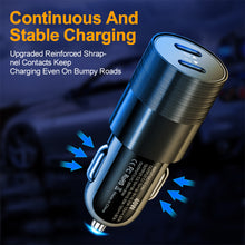 Load image into Gallery viewer, Dual PD Dual PD Metal Cannon Fast Charging Car Charger Flash Charging Car Charger PD+PD Dual Fast Charging
