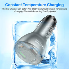 Load image into Gallery viewer, Four Port Car Charger PD QC3.0 3.1A 2USB Type-c Fast Car Charger Car Charger
