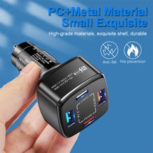 Load image into Gallery viewer, PD+type-c Qc3.0 18w Usb Fast Car Charger Car Charger One Drag Four Flash Car Charger
