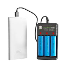 Load image into Gallery viewer, 18650 Lithium Battery Charger 3 Slots Usb Charging Stand 3 Sections Li-ion Amplifier 3.7v4.2v Independent Charging
