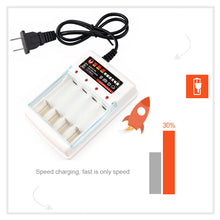 Load image into Gallery viewer, 4-slot Charger AA/AAA Nickel-cadmium Four-cell Rechargeable Battery Charging Stand For Separate Charging

