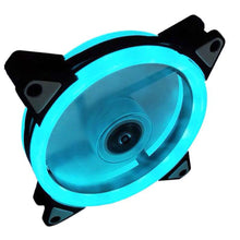 Load image into Gallery viewer, LED 120mm 52CFM De-vibration Rubber DC 12V PC Computer Cooler Cooling Fan Ice Diamond Series

