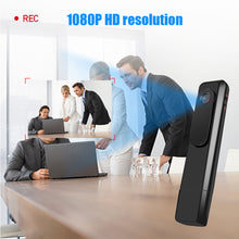 Load image into Gallery viewer, Hidden Camera Spy Pen Camera HD 1080P Clip On Body Camera Mini Pocket Video and Audio Recorder
