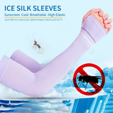 Load image into Gallery viewer, Unisex Compression Cooling UV Protection Sun Sleeves Long Arm Cover for Riding Driving Outdoor Sports Sunblock Mosquito Repellent Cover Tattoo
