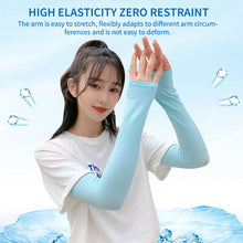 Load image into Gallery viewer, Unisex Compression Cooling UV Protection Sun Sleeves Long Arm Cover for Riding Driving Outdoor Sports Sunblock Mosquito Repellent Cover Tattoo
