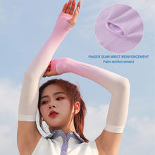Load image into Gallery viewer, Unisex Compression Cooling UV Protection Sun Sleeves Long Arm Cover for Riding Driving Outdoor Sports Sunblock Mosquito Repellent Cover Tattoo
