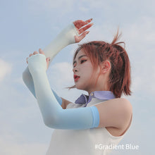 Load image into Gallery viewer, Unisex Compression Cooling UV Protection Sun Sleeves Long Arm Cover for Riding Driving Outdoor Sports Sunblock Mosquito Repellent Cover Tattoo

