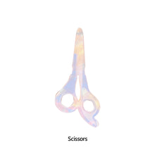 Load image into Gallery viewer, Guitar Scissors Shape Laser Color BB Clip Hairpin Fresh Bangs Clip Broken Hair Side Clip Barrette Hair Acccessories
