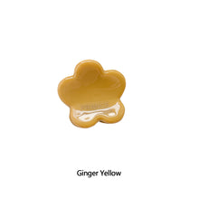 Load image into Gallery viewer, Chic Acetate Flower Shape Small Catch Clip Color Hair Claw Bangs Clip Broken Hair Edge Clip Hairpin
