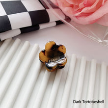 Load image into Gallery viewer, Chic Acetate Flower Shape Small Catch Clip Color Hair Claw Bangs Clip Broken Hair Edge Clip Hairpin
