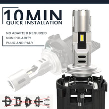 Load image into Gallery viewer, Pair Mini H7 LED Headlight Bulb LED Lamps Car Headlamp Auto Fog Lights 6000K White Car Lights 12V/24V
