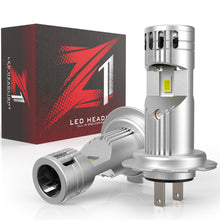Load image into Gallery viewer, 2Pcs H7 Mini LED Canbus With Fan Headlight Lights 6000K 20000LM Bulb CSP Lamps for Automobiles 80W
