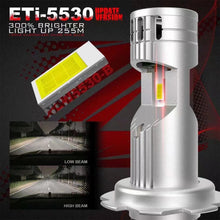 Load image into Gallery viewer, 2Pcs H7 Mini LED Canbus With Fan Headlight Lights 6000K 20000LM Bulb CSP Lamps for Automobiles 80W
