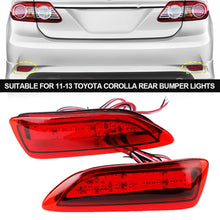 Load image into Gallery viewer, 2Pcs Car LED Rear Bumper Reflector Light Tail Stop Signal Brake Fog Lamp For Toyota Corolla 2011- 2013 Lexus CT200h
