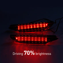 Load image into Gallery viewer, 2Pcs Car Rear Bumper Reflector LED Light Tail Brake Stop Warning Lamp For Kia Rio K2 Sedan 2011-2014 Car Accessories
