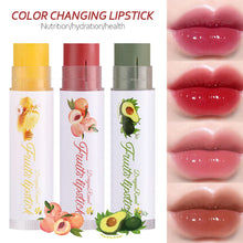 Load image into Gallery viewer, Color Changing Lip Balm Moisturizing Lipstick Fruit Flavor Lip Gloss Natural Lasting Lip Stick Glaze Lip Primer Makeup Lip Care Oil

