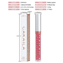 Load image into Gallery viewer, 18Colors Matte Lipstick Waterproof Long Lasting Lip Glaze Lip Gloss Moisturizing Lip Tint Lip Stick Lip Cosmetics
