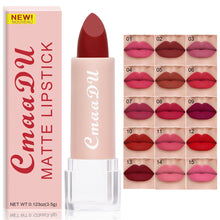 Load image into Gallery viewer, 15Color Lipstick Lip Makeup Sexy Woman Velvet Matte Lipgross Tint for Lips Long Lasting Waterproof Non-stick Cup Lip Cosmetics
