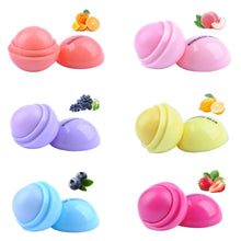 Load image into Gallery viewer, Ball Lip Balm Organic Ingredients Lip Protector Sweet Taste Fruit Embellish Lip Ball Makeup Lipstick Gloss
