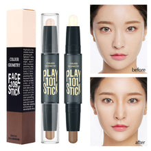 Load image into Gallery viewer, 2 in 1 Double-end Concealer Stick Face Makeup Creamy Foundation Pencil Women Cosmetics Facial Make up Highlighter &amp; Contour Creamy Pen
