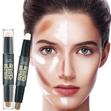 Load image into Gallery viewer, 2 in 1 Double-end Concealer Stick Face Makeup Creamy Foundation Pencil Women Cosmetics Facial Make up Highlighter &amp; Contour Creamy Pen
