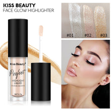 Load image into Gallery viewer, Face Glow Highlighter Makeup Highlighter Contouring Makeup Face Brightener Concealer Liquid Highlighter Primer Bronzer Face Cosmetics

